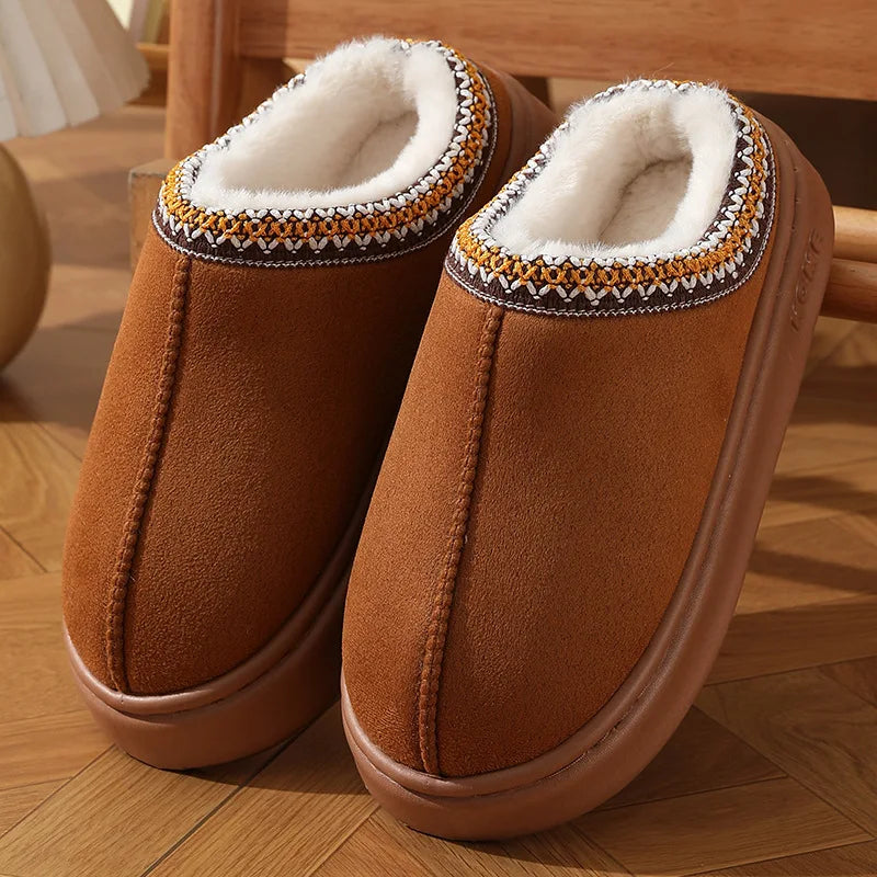 Women Fluffy Platform Slippers