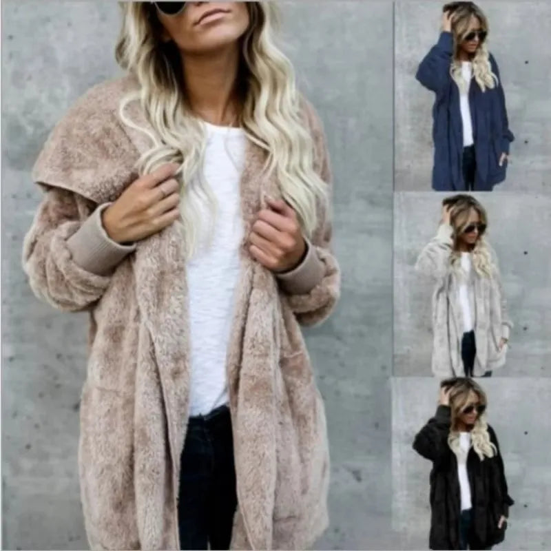 Fleece Sweatshirt Long Cardigans