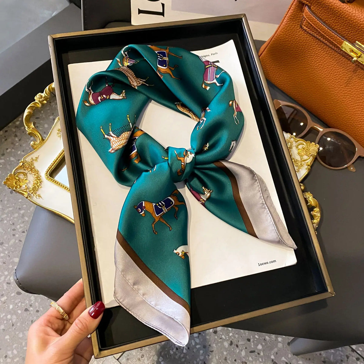 Luxury Small Square Scarf