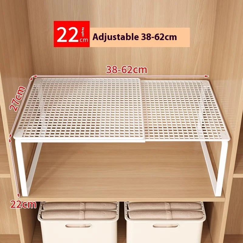 Clothes Retractable Wardrobe Storage Layered Organizer