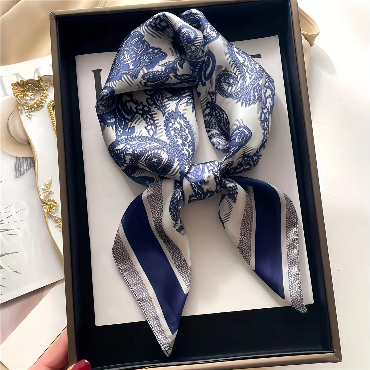Luxury Small Square Scarf