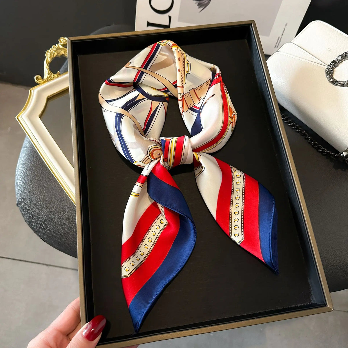 Luxury Small Square Scarf