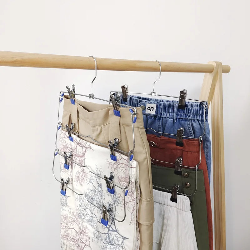 Multi-Functional Hanger Storage Skirt Rack