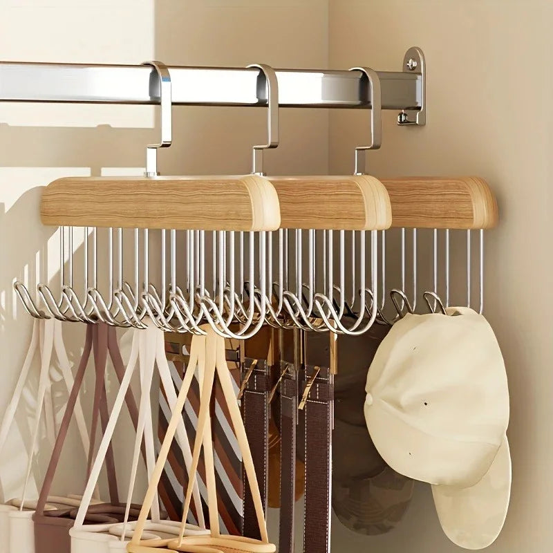 Multiple Hooks for Clothes