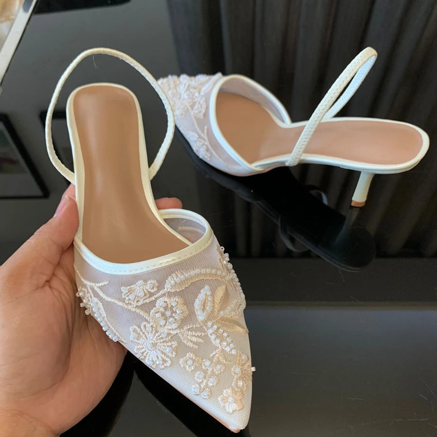 Brand Designer White Women Shoes