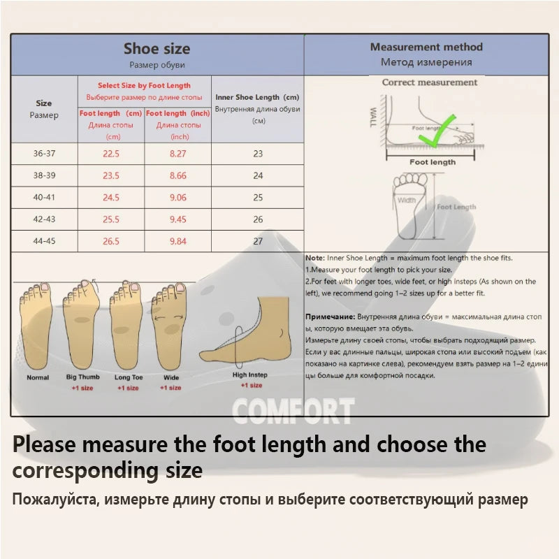 Women's Men's Slippers Anti-Slip
