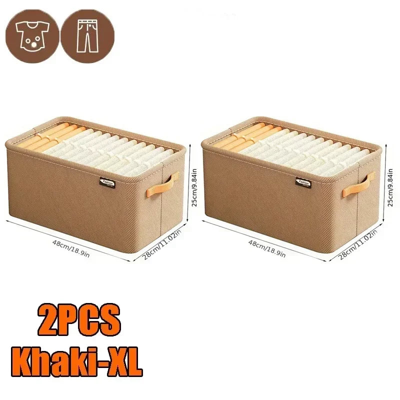 Storage Box Wardrobe Clothes Storage Organizers