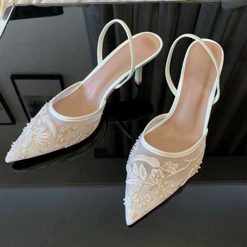 Brand Designer White Women Shoes