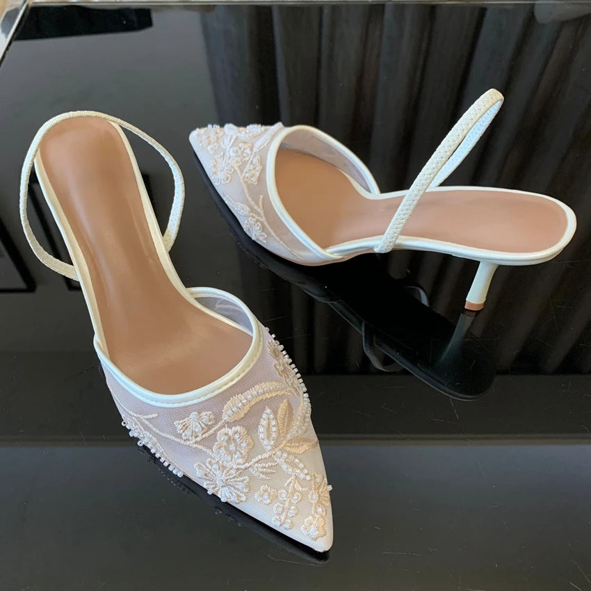 Brand Designer White Women Shoes