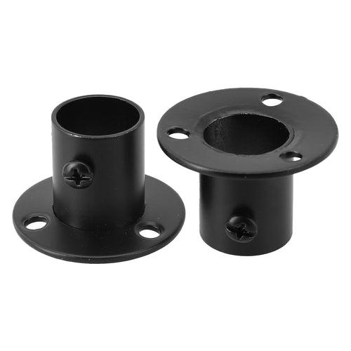 2Pcs Tube Support Closet Bar