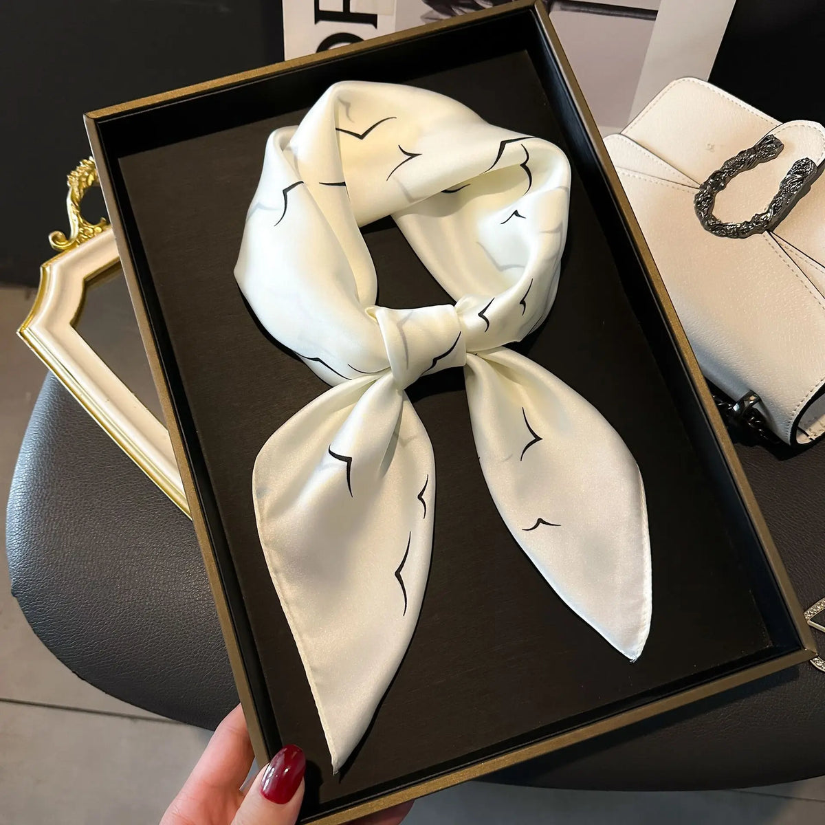Luxury Small Square Scarf