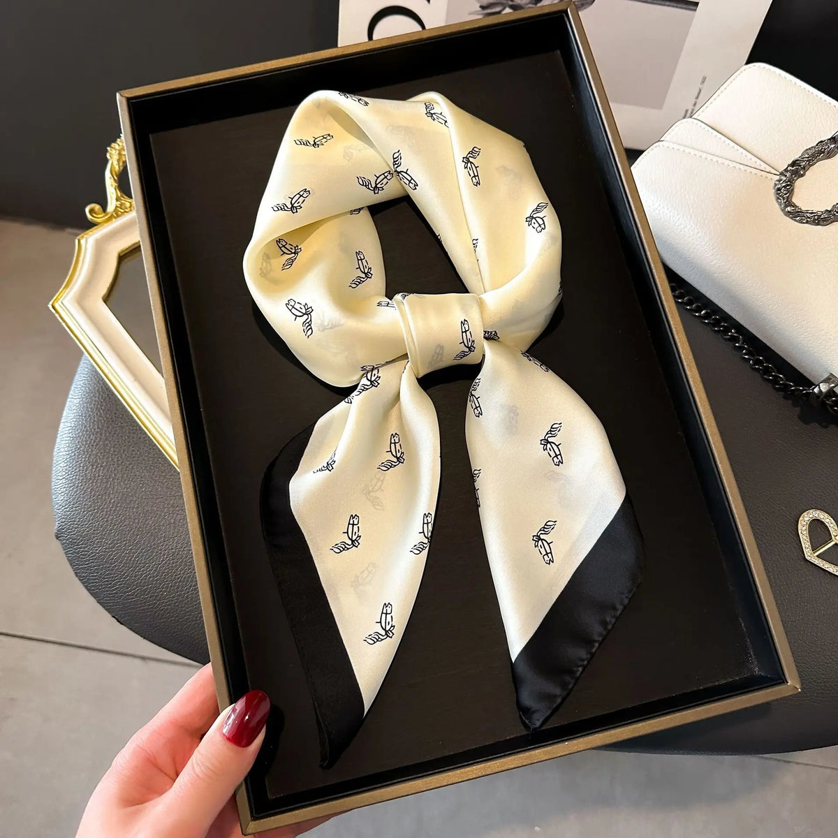 Luxury Small Square Scarf