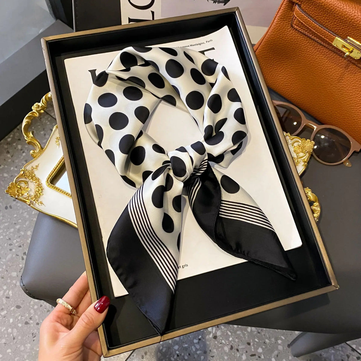 Luxury Small Square Scarf
