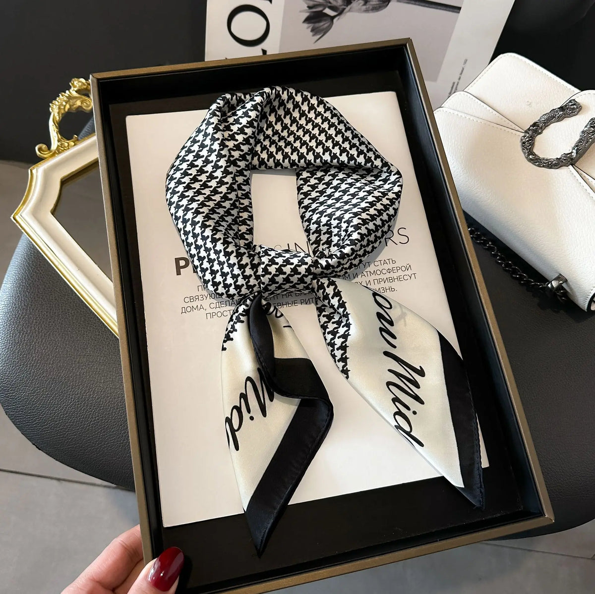 Luxury Small Square Scarf