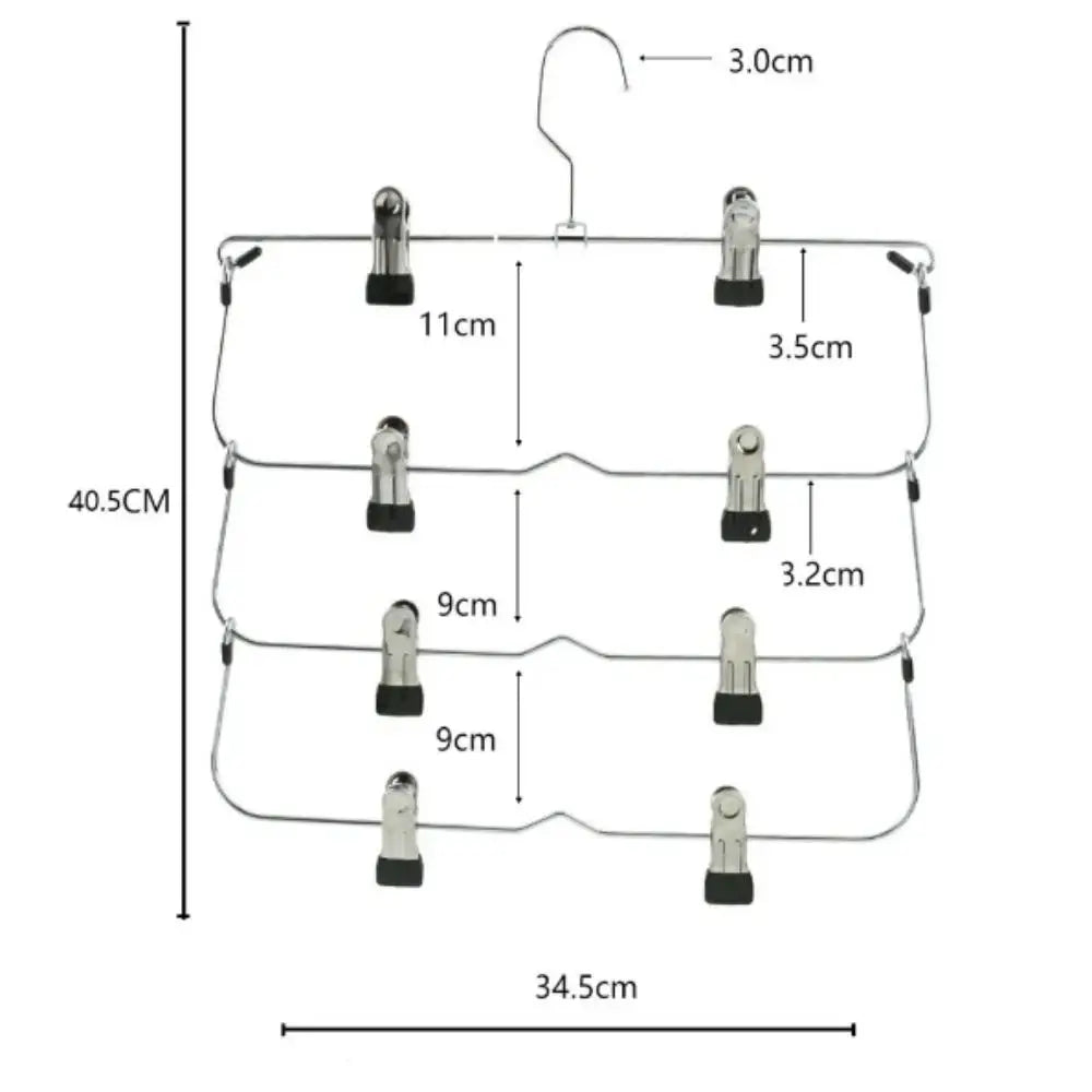 Multi-Functional Hanger Storage Skirt Rack