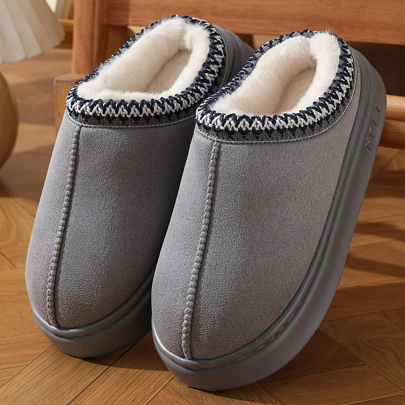 Women Fluffy Platform Slippers