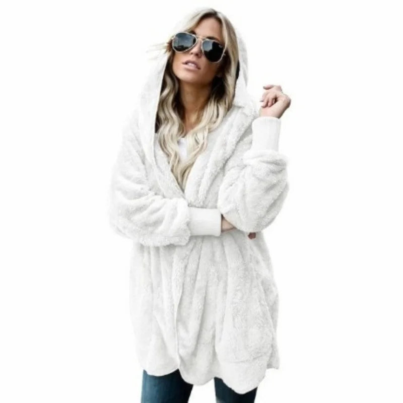 Fleece Sweatshirt Long Cardigans