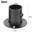2Pcs Tube Support Closet Bar