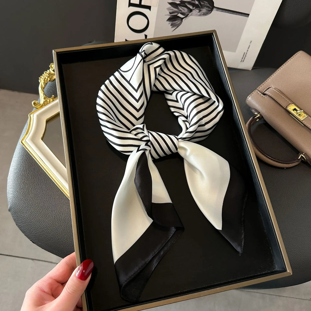 Luxury Small Square Scarf