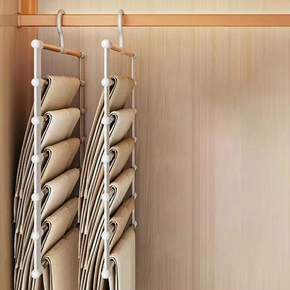 Multi-Layer Pants Hanger Closet Organizer