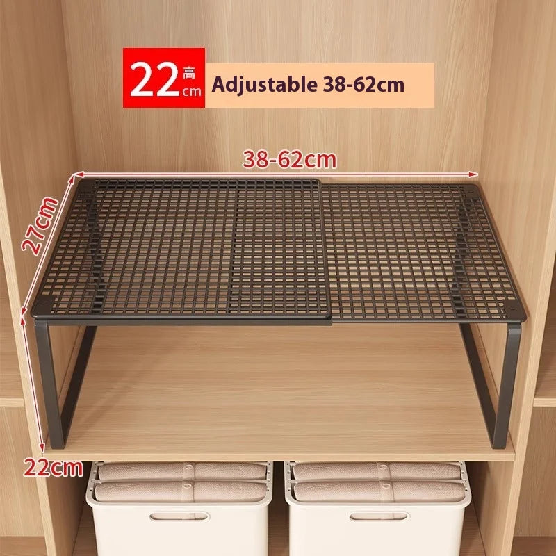 Clothes Retractable Wardrobe Storage Layered Organizer