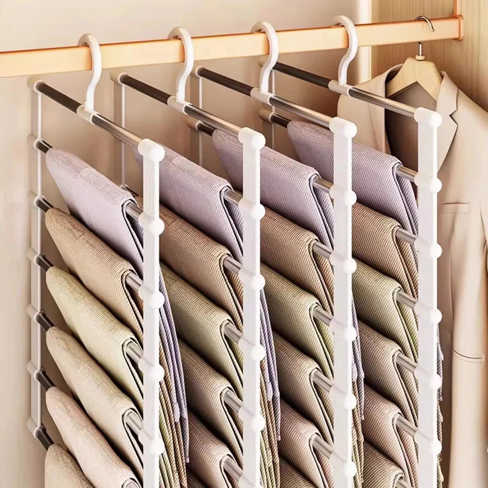 Multi-Layer Pants Hanger Closet Organizer