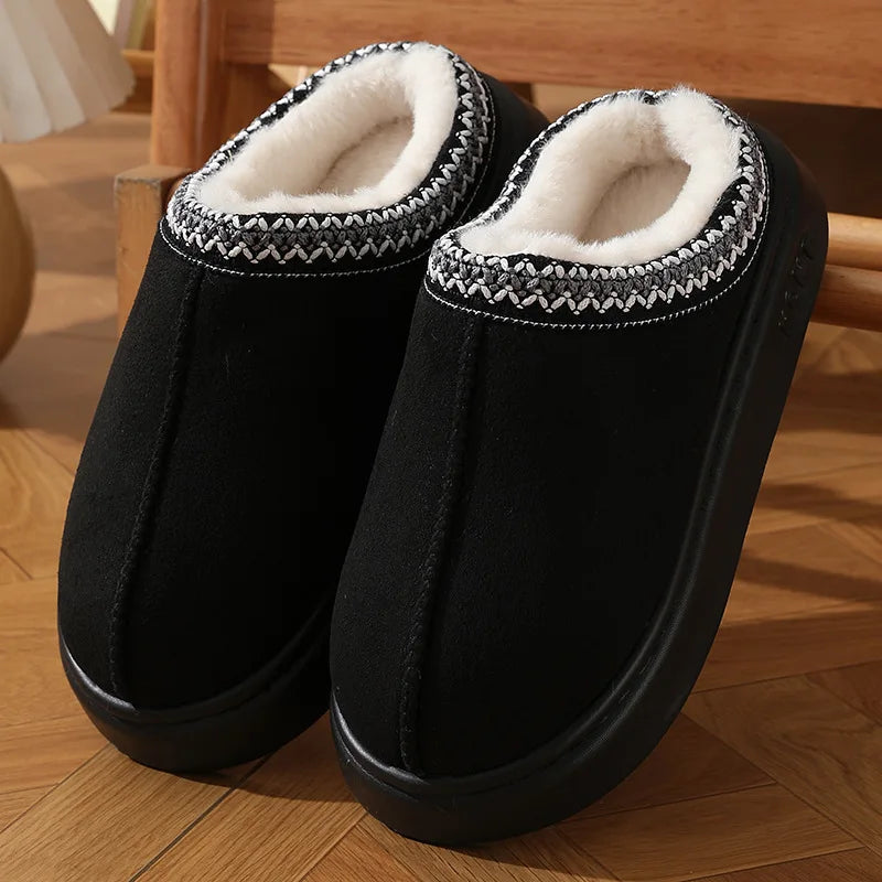 Women Fluffy Platform Slippers